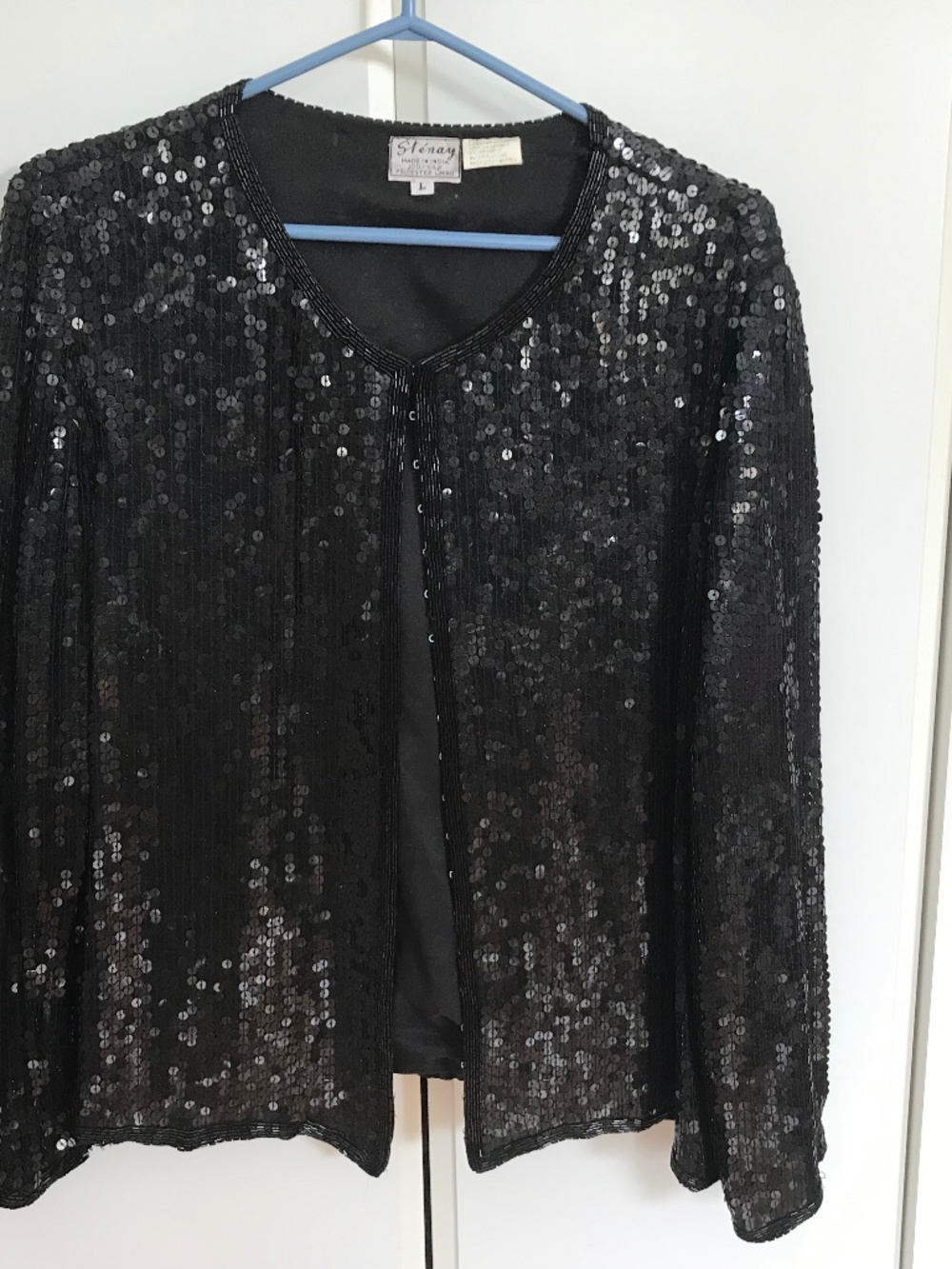 Stenway Brand Black Sequence Jacket